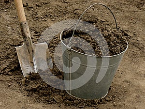 Bucket full of ground