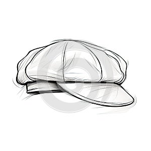 bucket Newsboy Cap ai generated