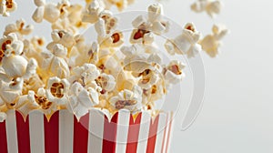 The bucket of popcorn. AI generated