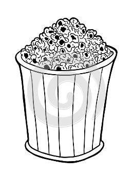 Bucket of popcorn,