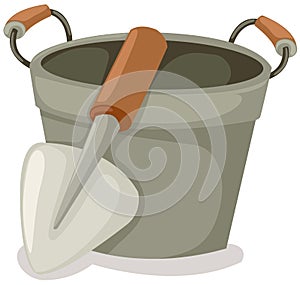 Bucket and shovel