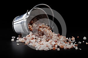 Bucket With Spilled Salt