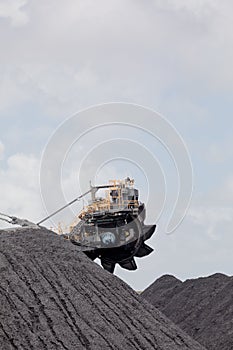 Bucket wheel used to transfer ore