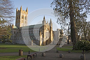 Buckfast Abbey Church and Monastery in south Devon UK