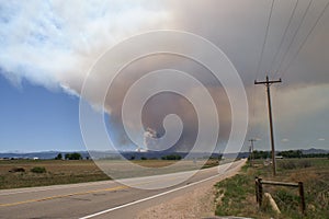 Buckhorn gulch forest fire
