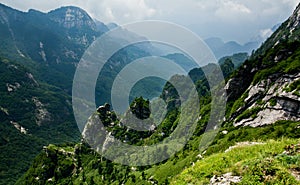 The Buckhorn Ridge of Qinling Mountain