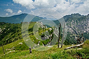 The Buckhorn Ridge of Qinling Mountain