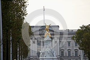 Bucking Palace looking down The Mall photo