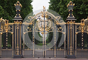 Buckingham Palace Gate London England photo