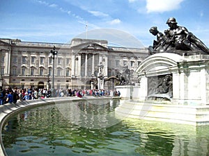 Buckingham Palace, London - Stock Image