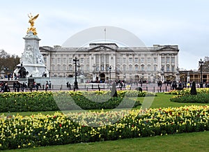 Buckingham Palace in spring