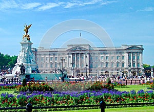 Buckingham Palace in Spring, London, England, U.K.