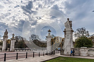 Buckingham palace in spring, Westminster
