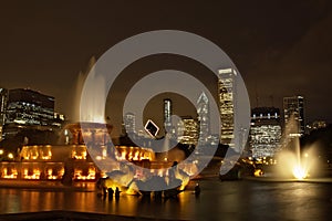 Buckinham Fountain in Chicago