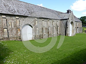 Buckland Abbey in the sun