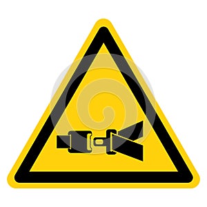 Buckle Up Symbol Sign, Vector Illustration, Isolate On White Background Label .EPS10