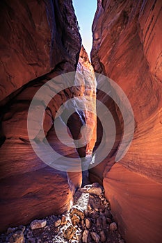 Buckskin Gulch Slot Canyon at Wire Pass Trail, Kanab, Utah