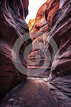 Buckskin Gulch Slot Canyon at Wire Pass Trail, Kanab, Utah