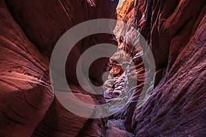 Buckskin Gulch Slot Canyon at Wire Pass Trail, Kanab, Utah