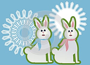 Bucktooth easter bunnies