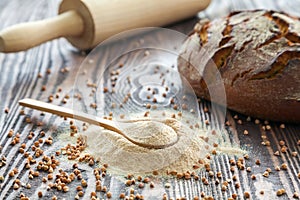 Buckwheat flour concept