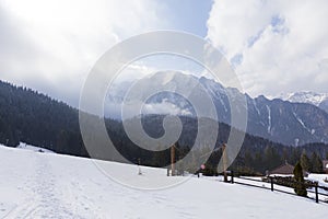 Bucsoiu mountain view from Diham cabana