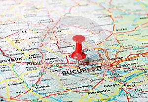 Bucuresti ,Romania map