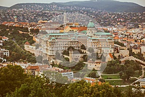 The Buda Castle of Budapest, Hungary