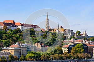 Buda Castle, the historical castle and palace complex of the Hungarian kings in Budapest, Hungary