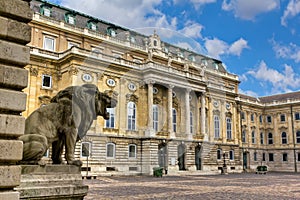 Buda castle inner courtyard, Budapest