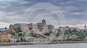 Buda Castle,the royal palace in Budapest