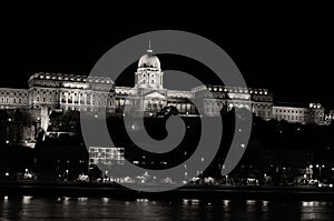 Buda Castle seen across the Danube