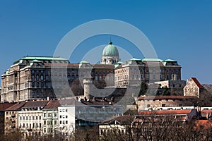 Buda Castle seen from the Garden of Philosophy