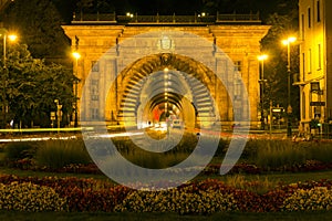 Buda castle tunnel in Budapest