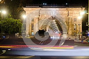 Buda castle tunnel in Budapest