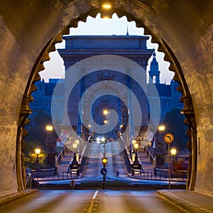 Buda Castle Tunnel and Chain Bridge, Budapest