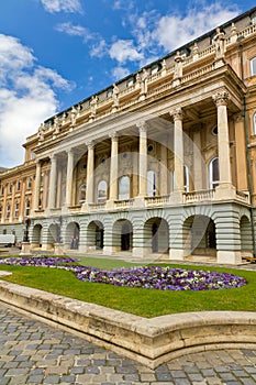 Buda castle western forecourt photo