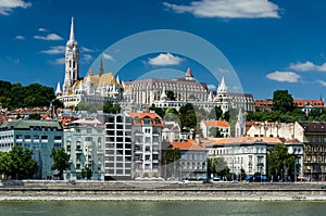 Buda and Matthias Church. Old city of Budapest, Hungary. photo