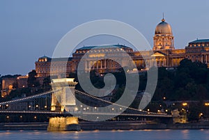 Buda palace and chain bridge