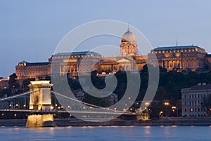 Buda palace and chain bridge