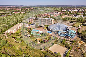 Budapest - Aquaworld from drone view