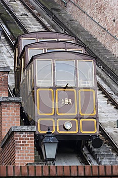 Budapest Castle Hill Funicular in Hungary