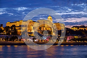 Budapest Castle at Sunset, Hungary