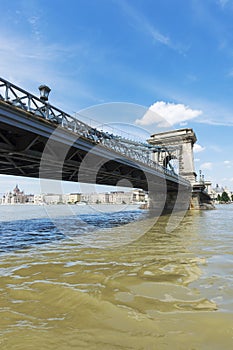 Budapest Chain Bridge day view