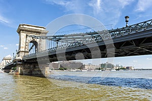 Budapest Chain Bridge day view