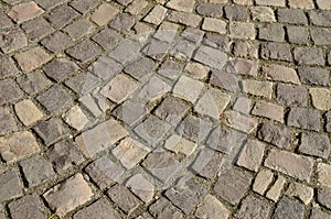 Budapest cobbled pavement