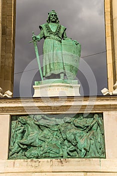 Budapest. Element of the Millenary Monument