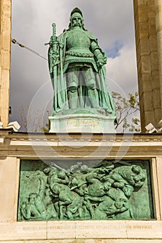 Budapest. Element of the Millenary Monument