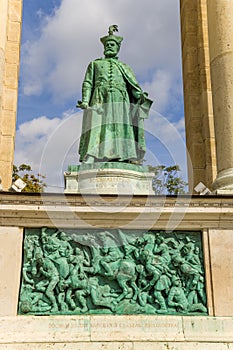 Budapest. Element of the Millenary Monument