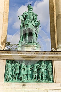 Budapest. Element of the Millenary Monument